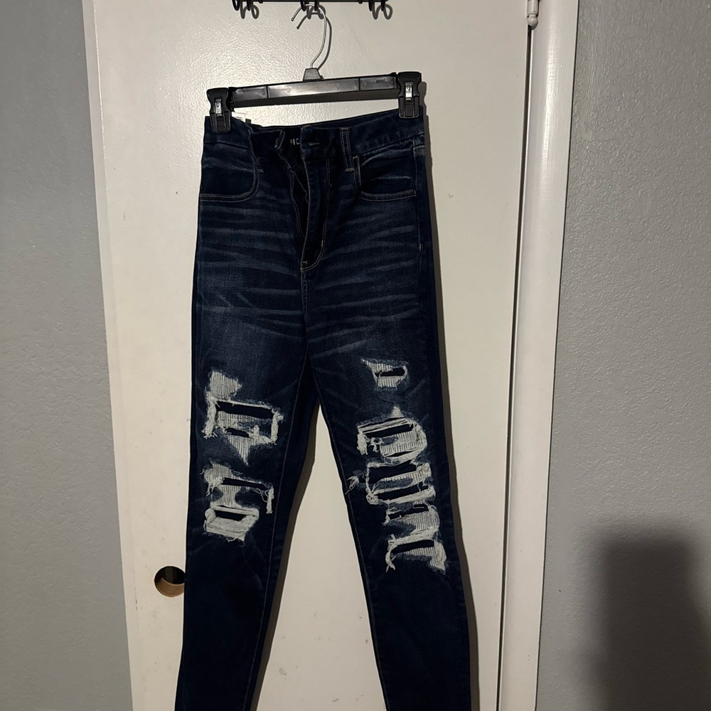 American Eagle Outfitters Dark Indigo Skinny Jeans